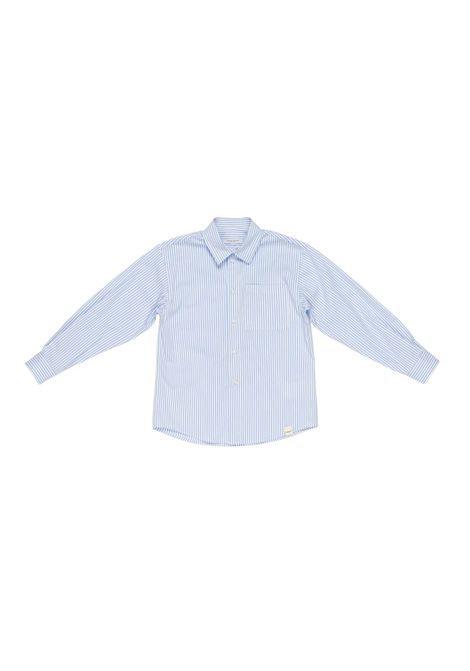 Camicia a righe PAOLO PECORA KIDS | PP4341CIELO